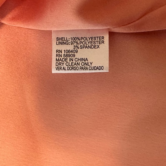 Gianni Bini Marine Flowy Neon Peach Dress NWT - Picture 8 of 10